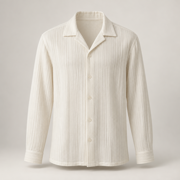 Pearl Pleated Resort Shirt